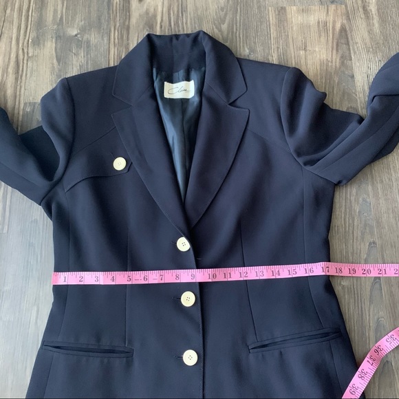 Claire Paris Navy Vintage Blazer - Picture 12 of 13